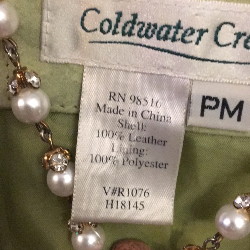 Coldwater Creek Olive Green Suede Jacket - Picture 4 of 6